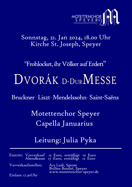 Plakat Konzert Januar 24